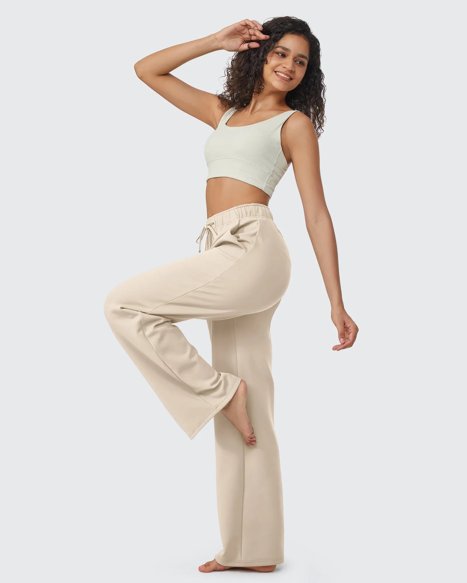 EverGoing Loose Fleece Lined Drawstring Casual Pants - G4Free