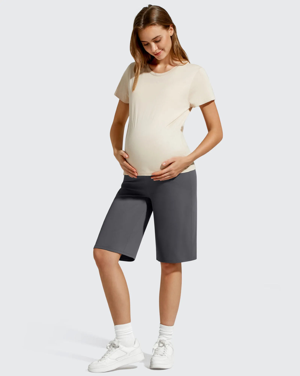 BareFeel Maternity Bermuda Wide Leg Shorts