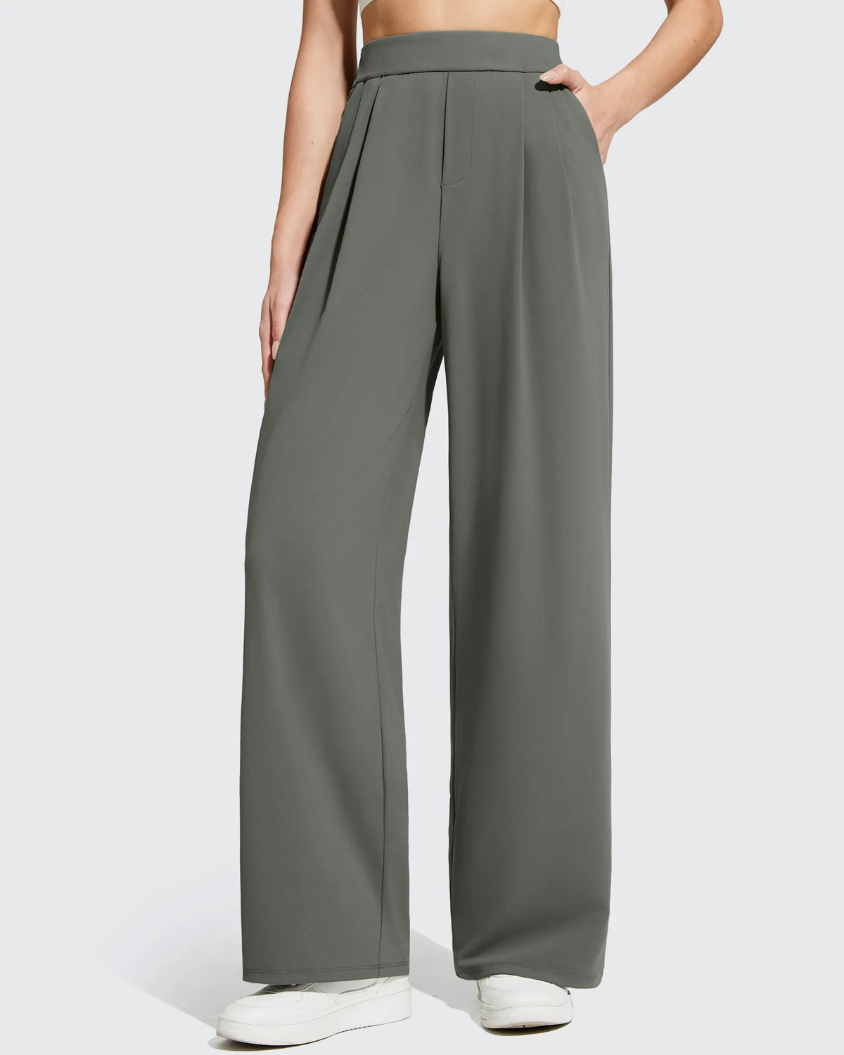 ShiftReady High Waisted Dressy Casual Trousers