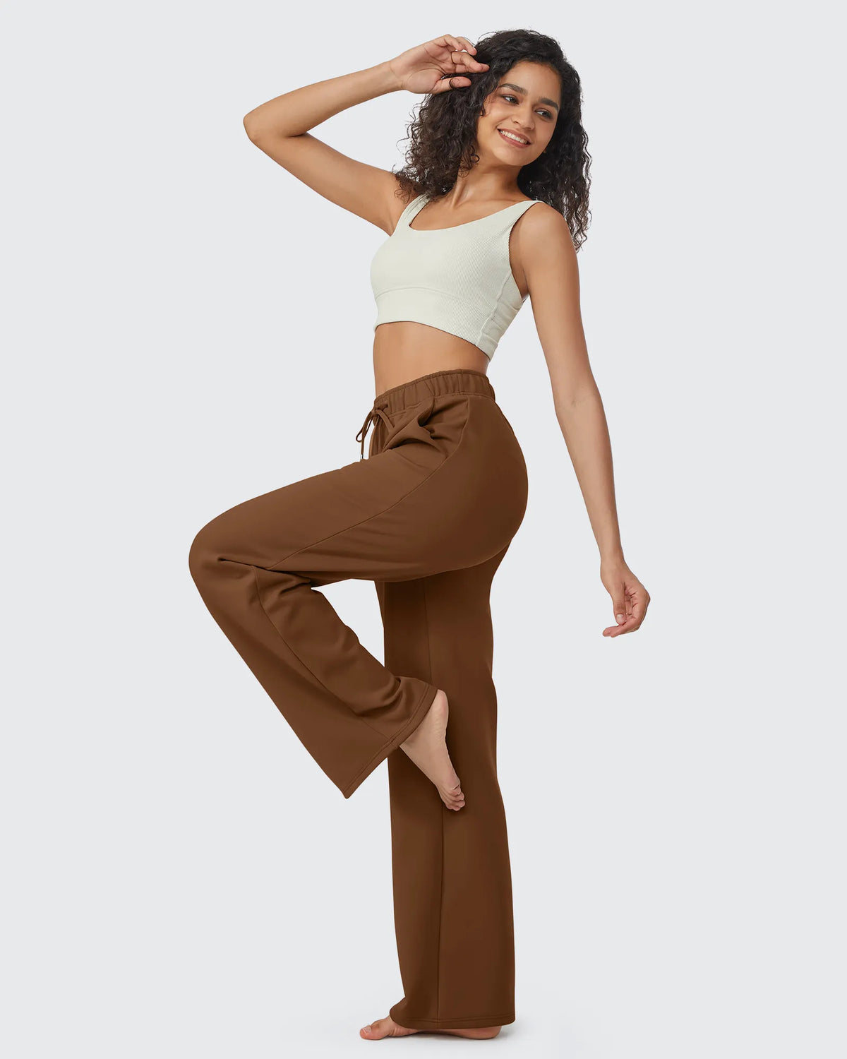 EverGoing Loose Fleece Lined Drawstring Casual Pants - G4Free