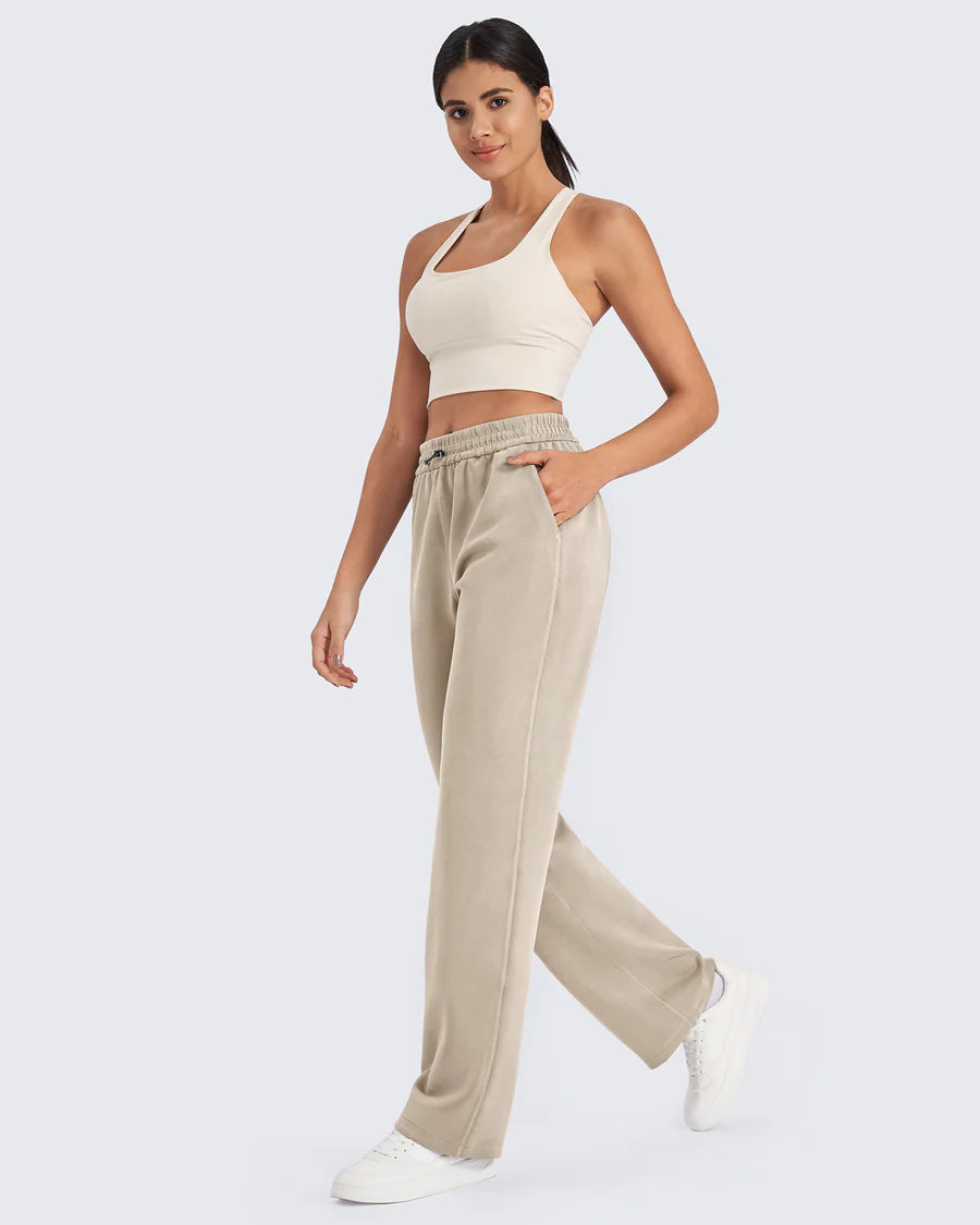 Smoofit Mid-Waist Wide Leg Sweatpants Regular