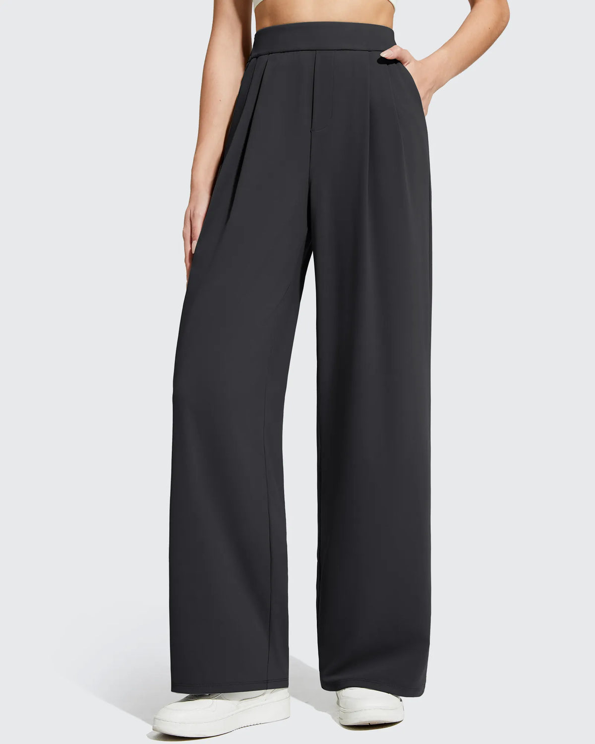 ShiftReady High Waisted Dressy Casual Trousers