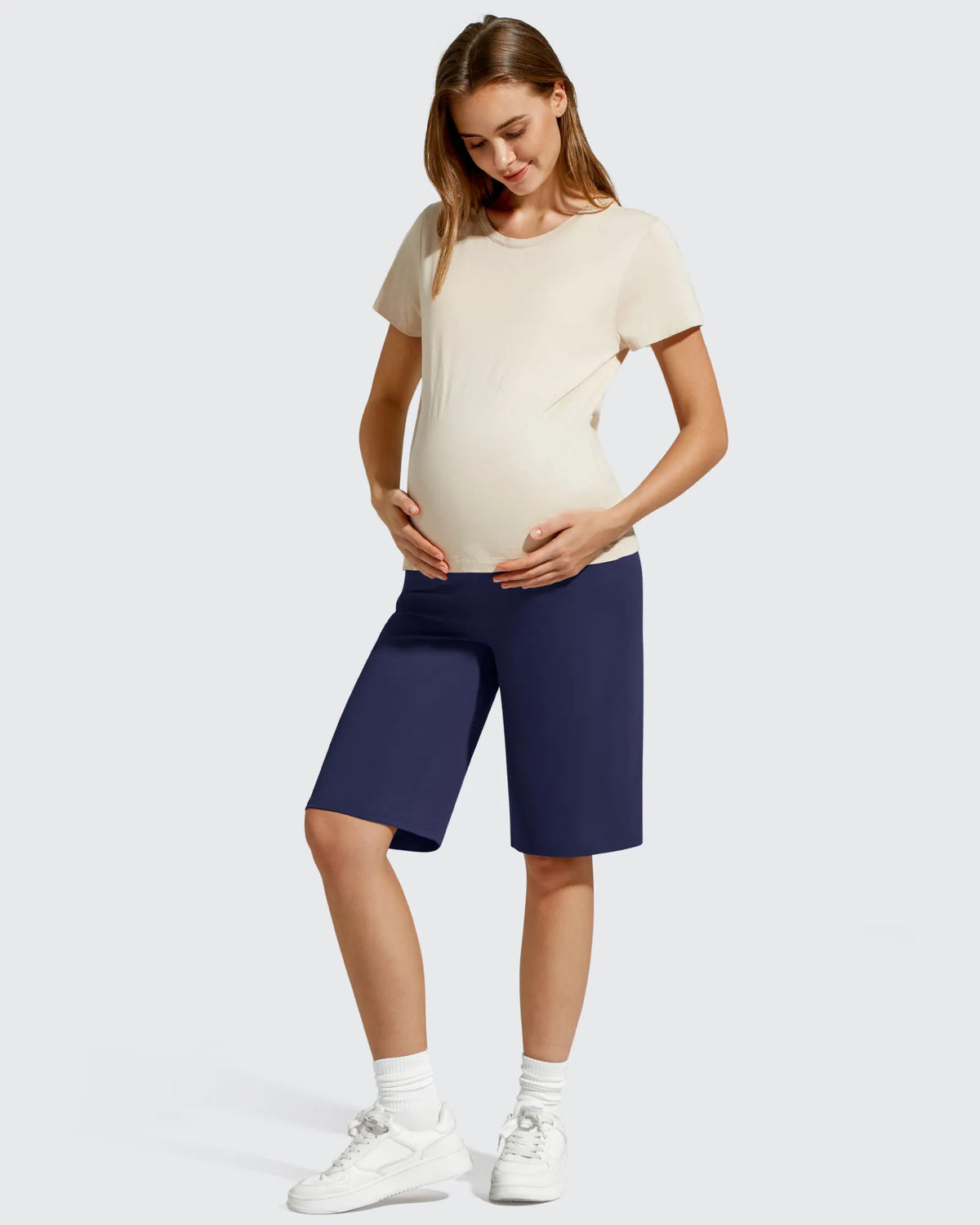 BareFeel Maternity Bermuda Wide Leg Shorts