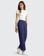 BareFeel Faux Fly Ankle Length Casual Dress Pants