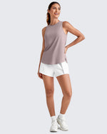 G4Free Activewear Lightweight Athletic Sleeveless Long Tank Tops