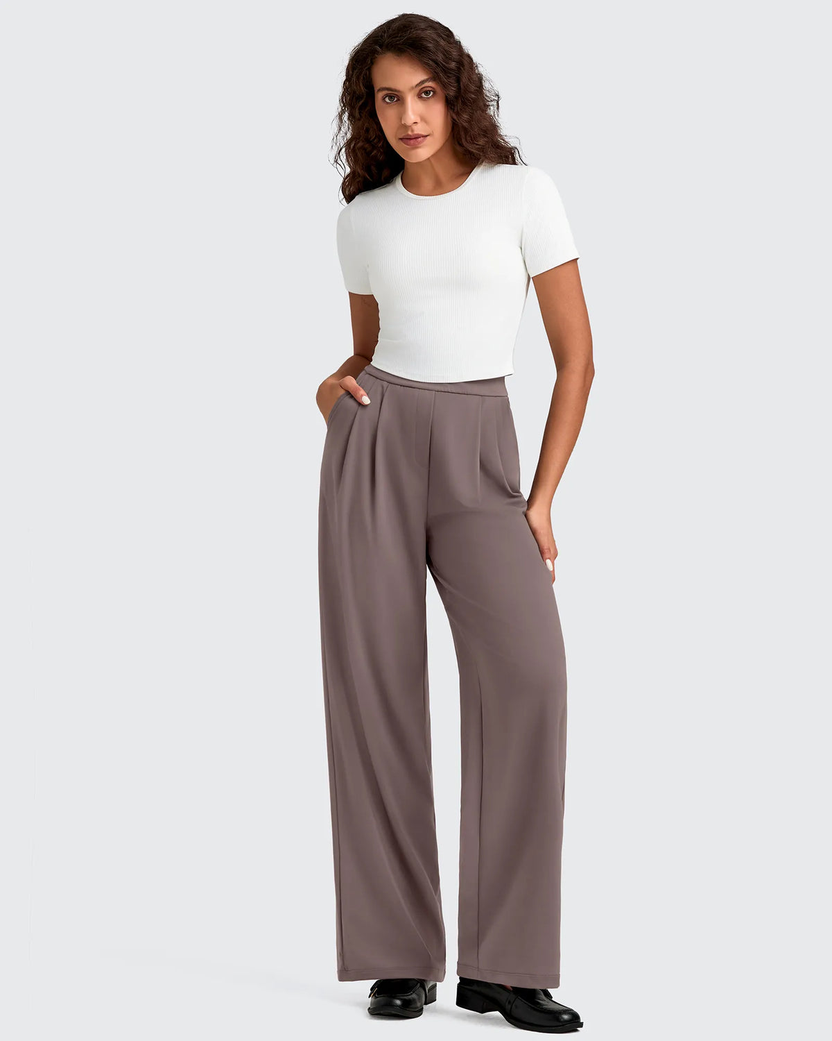 ShiftReady High Waisted Dressy Casual Trousers