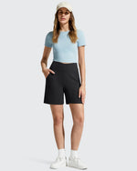 EverGoing Cross Waist Pockets Athletic Shorts 6''