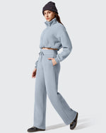 Flurrylux Fleece Lined Drawstring Cotton Thermal Pants