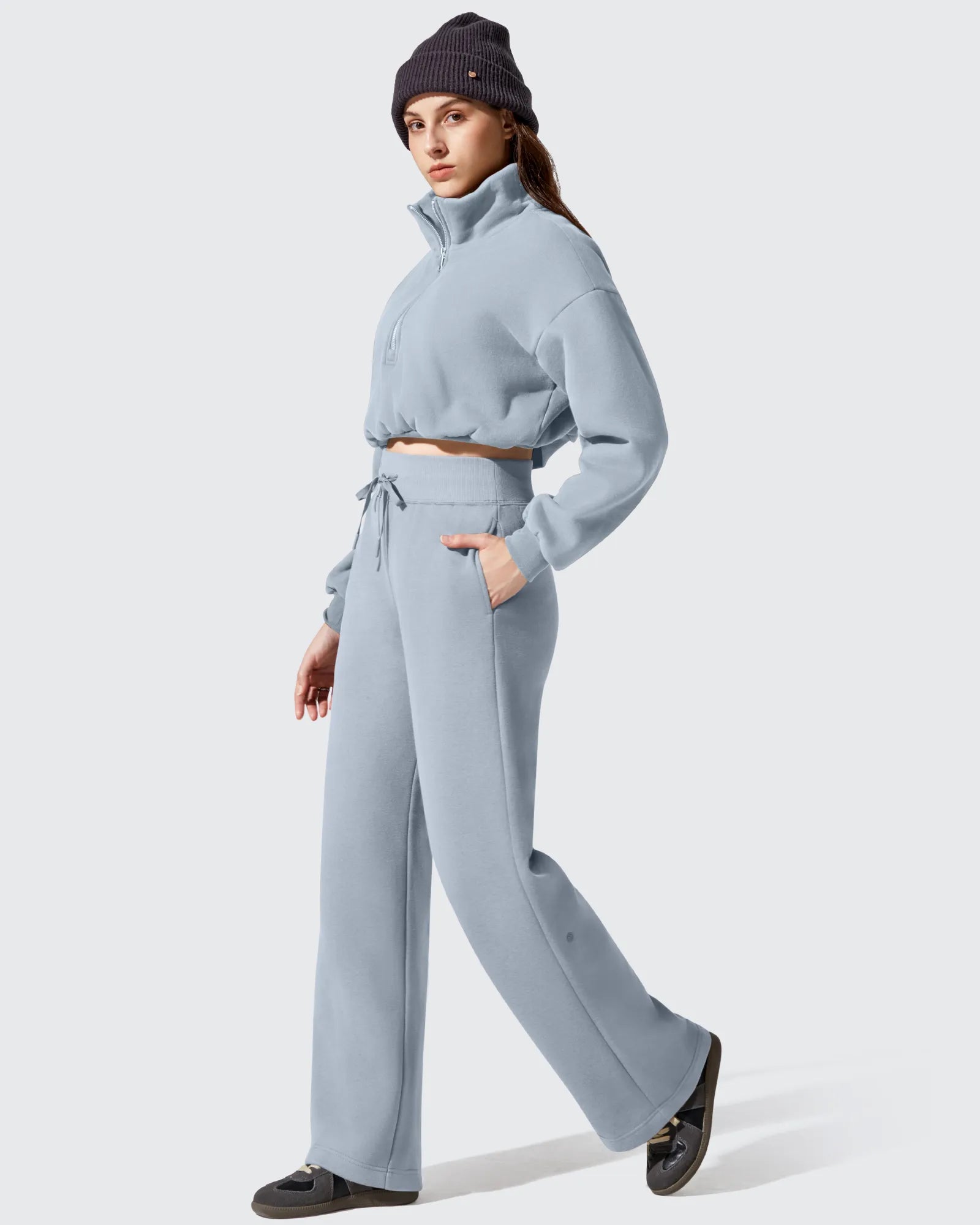 Flurrylux Fleece Lined Drawstring Cotton Thermal Pants