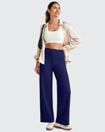 EverGoing High Waist Stretch Dressy Cropped Pants Petite - G4Free