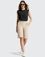 EverGoing Bermuda Pockets Knee Length Shorts 10"
