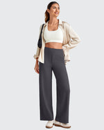 EverGoing High Waist Stretch Dressy Cropped Pants Petite - G4Free