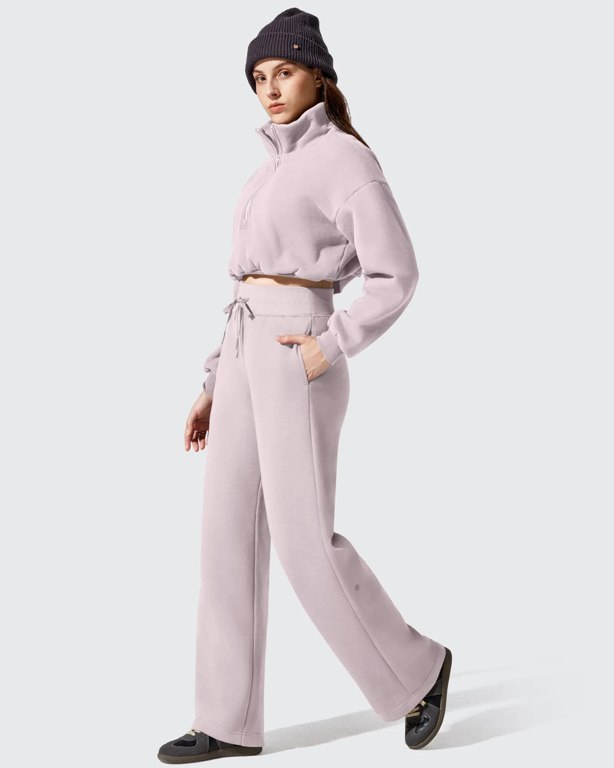 Flurrylux Fleece Lined Drawstring Cotton Thermal Pants