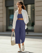 G4Free Chillwhisp Lightweight Wide Leg Capris
