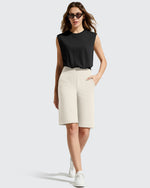 EverGoing Bermuda Pockets Knee Length Shorts 10"