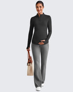UPF 50+ Half Zip Sun Maternity Shirts - G4Free