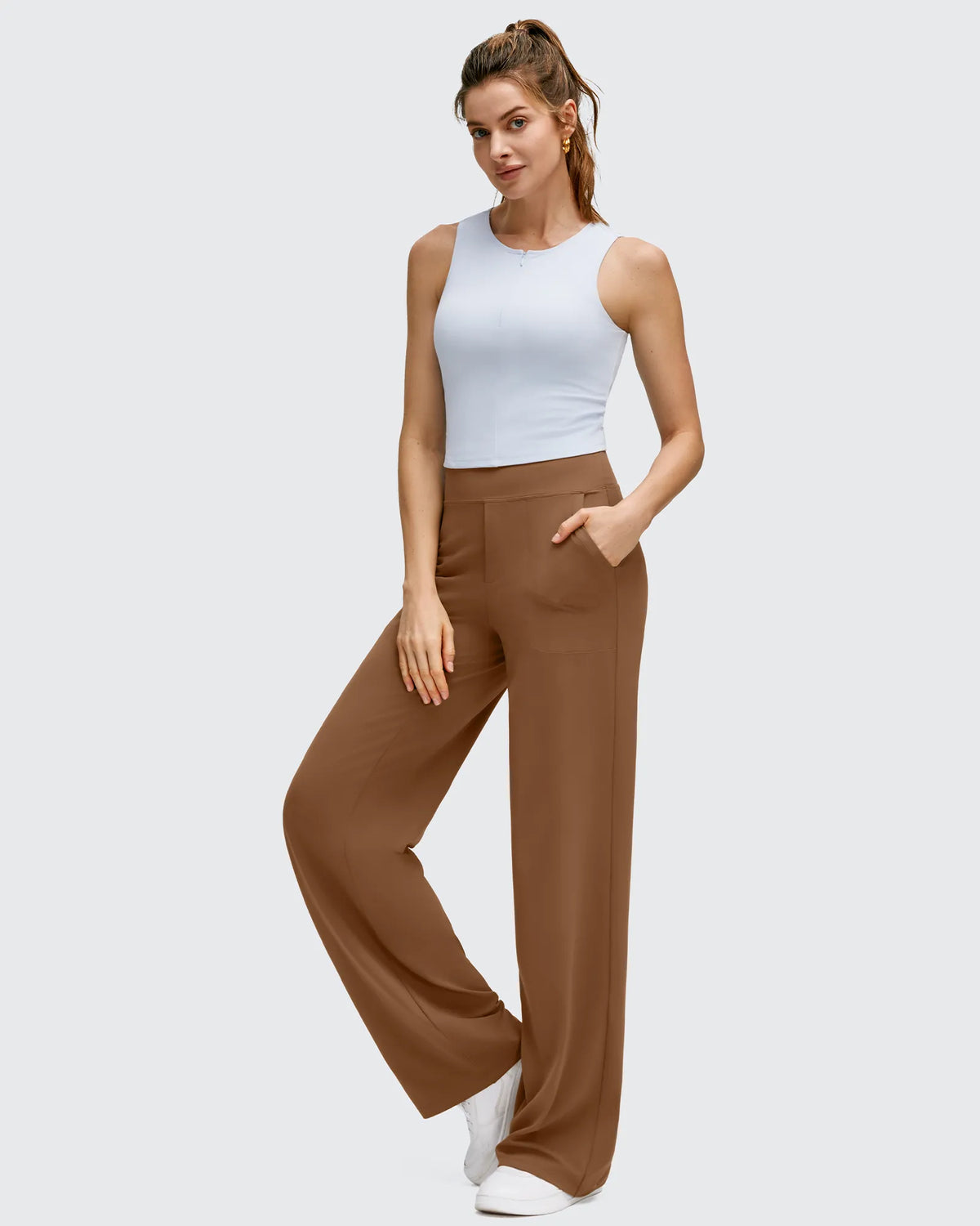 BareFeel High Stretch Wide Leg Yoga Pants