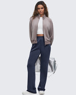 Smoofit Elastic-Waist Wide Leg Sweatpants Tall - G4Free