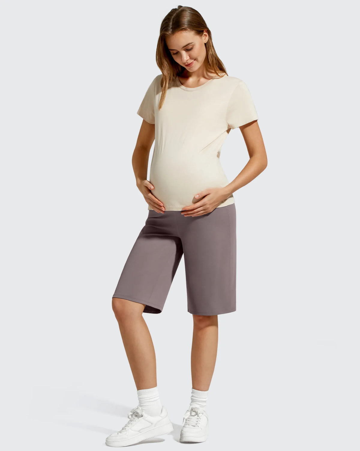 BareFeel Maternity Bermuda Wide Leg Shorts