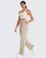 Smoofit Mid-Waist Wide Leg Sweatpants Short