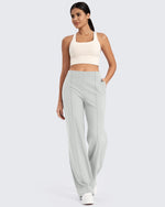 EverGoing Business Front Pleats Wide Leg Pants - G4Free