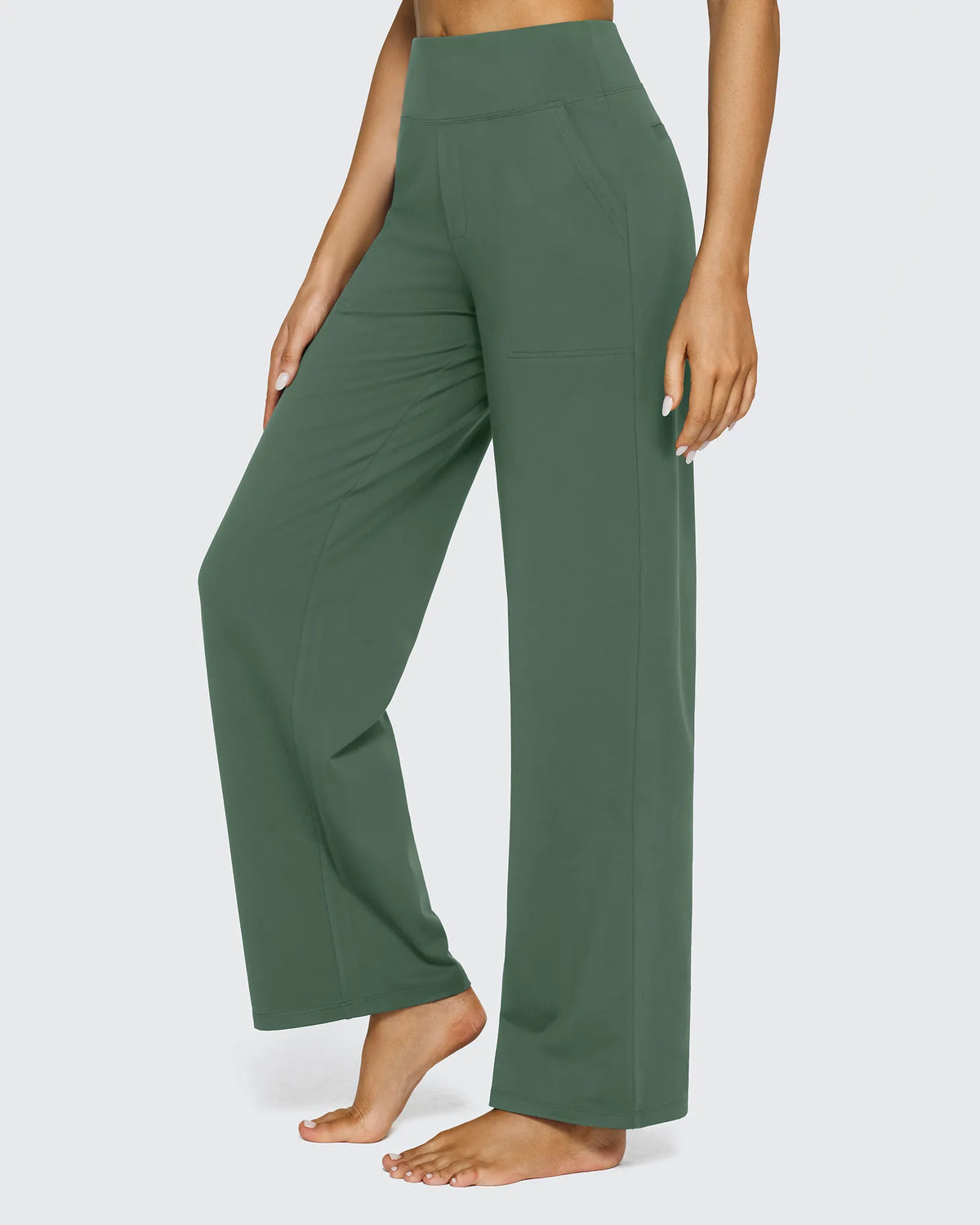 EverGoing Loose High-Waist Business Casual Pants 27'' - G4Free