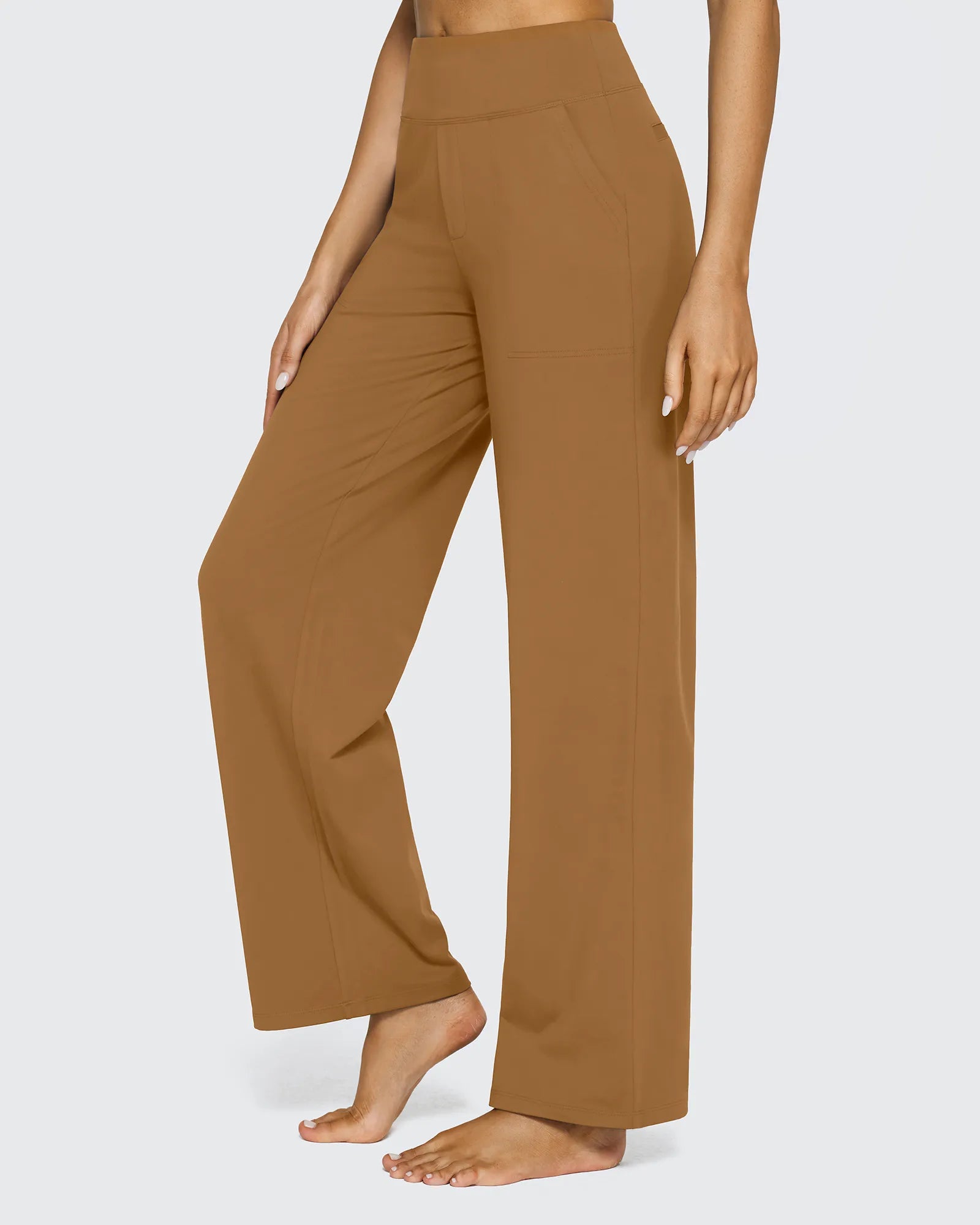 EverGoing Loose High-Waist Business Casual Pants 27'' - G4Free