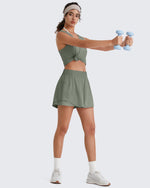 G4Free Chillwhisp 2.5'' High Waist Running Shorts with Liner Pocket