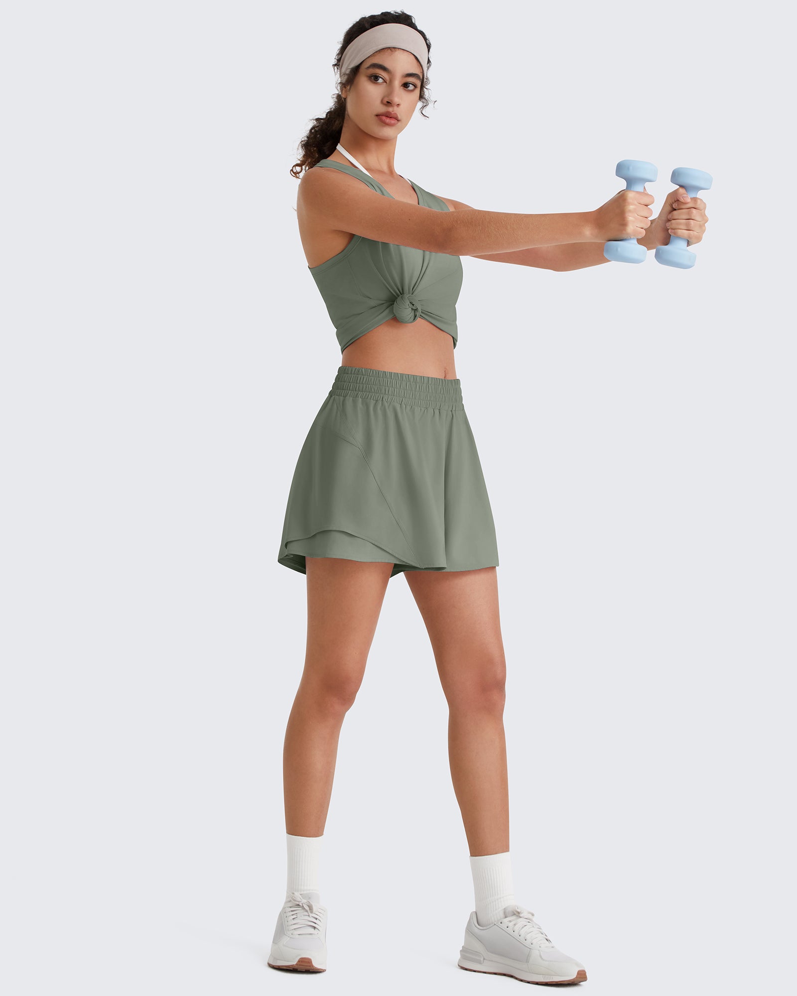 G4Free Chillwhisp 2.5'' High Waist Running Shorts with Liner Pocket