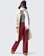 EverGoing Fleece Lined High-Waisted Dressy Pants - G4Free