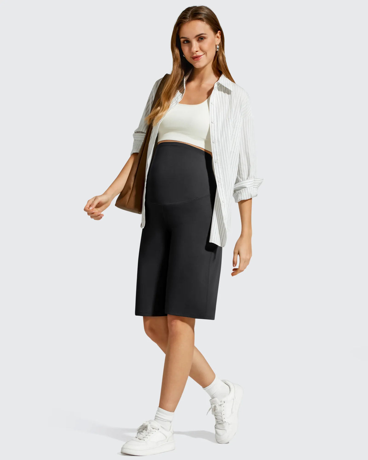 BareFeel Maternity Bermuda Wide Leg Shorts