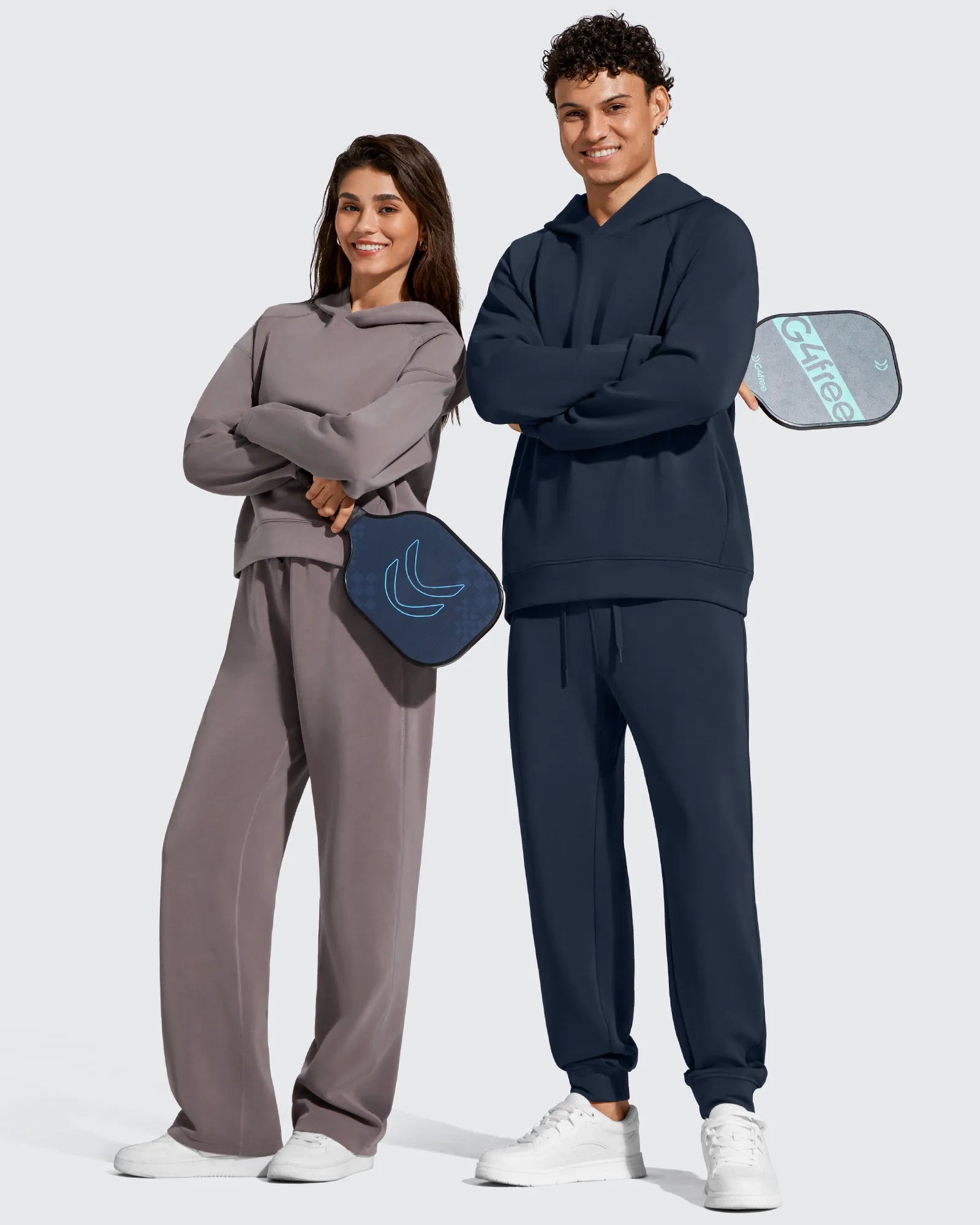 Smoofit Men's Fleece Lined Drawstring Thermal Joggers