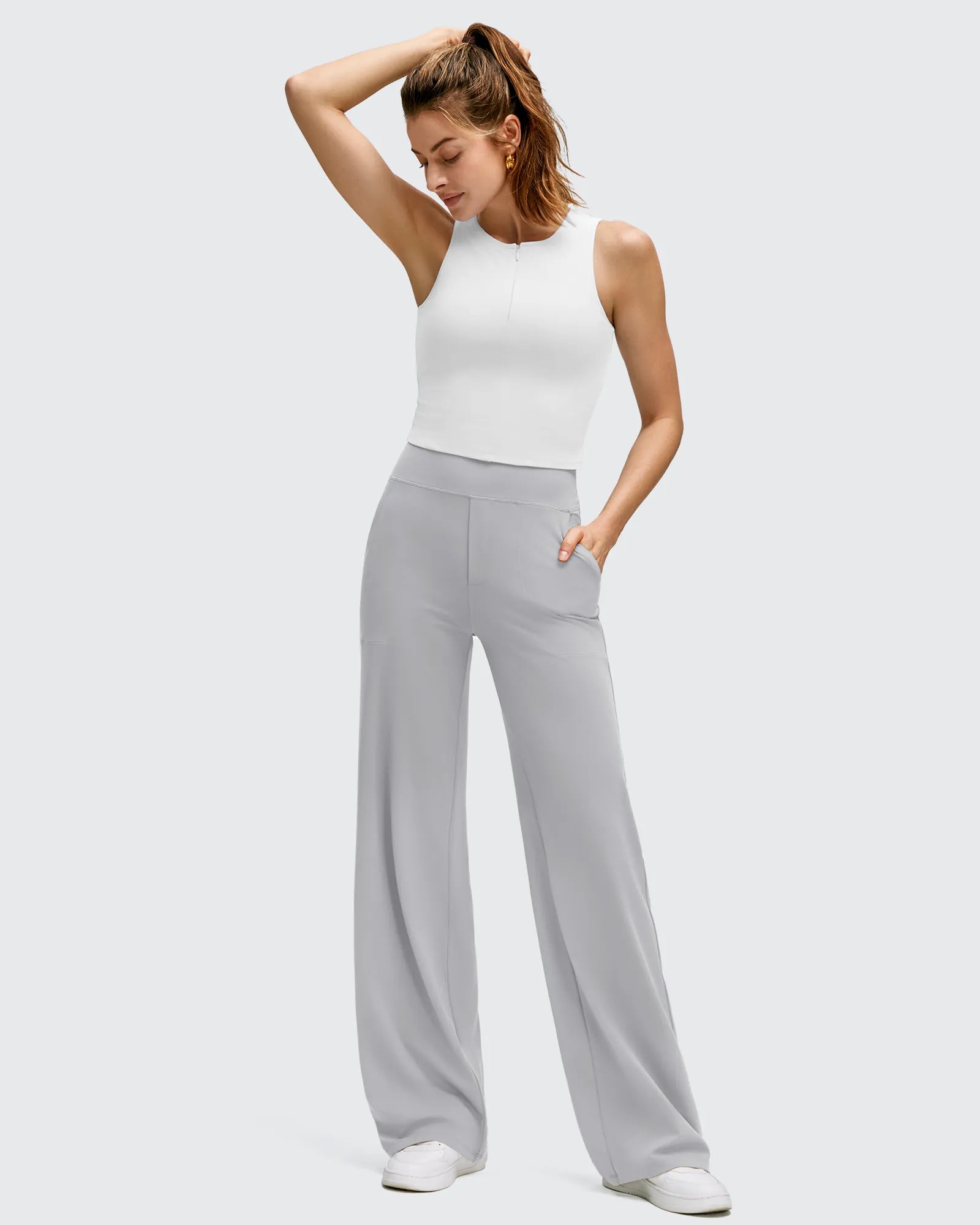 BareFeel High Stretch Wide Leg Yoga Pants