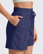 G4Free 4" High Waisted Casual Shorts with Pockets