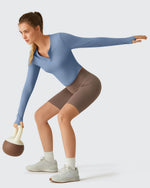 Lightbreeze V Neck UPF 50+ Thumbholes Long Sleeve