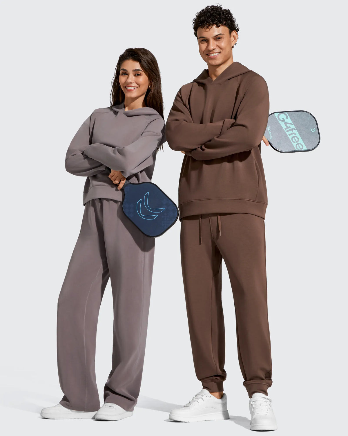 Smoofit Men's Fleece Lined Drawstring Thermal Joggers
