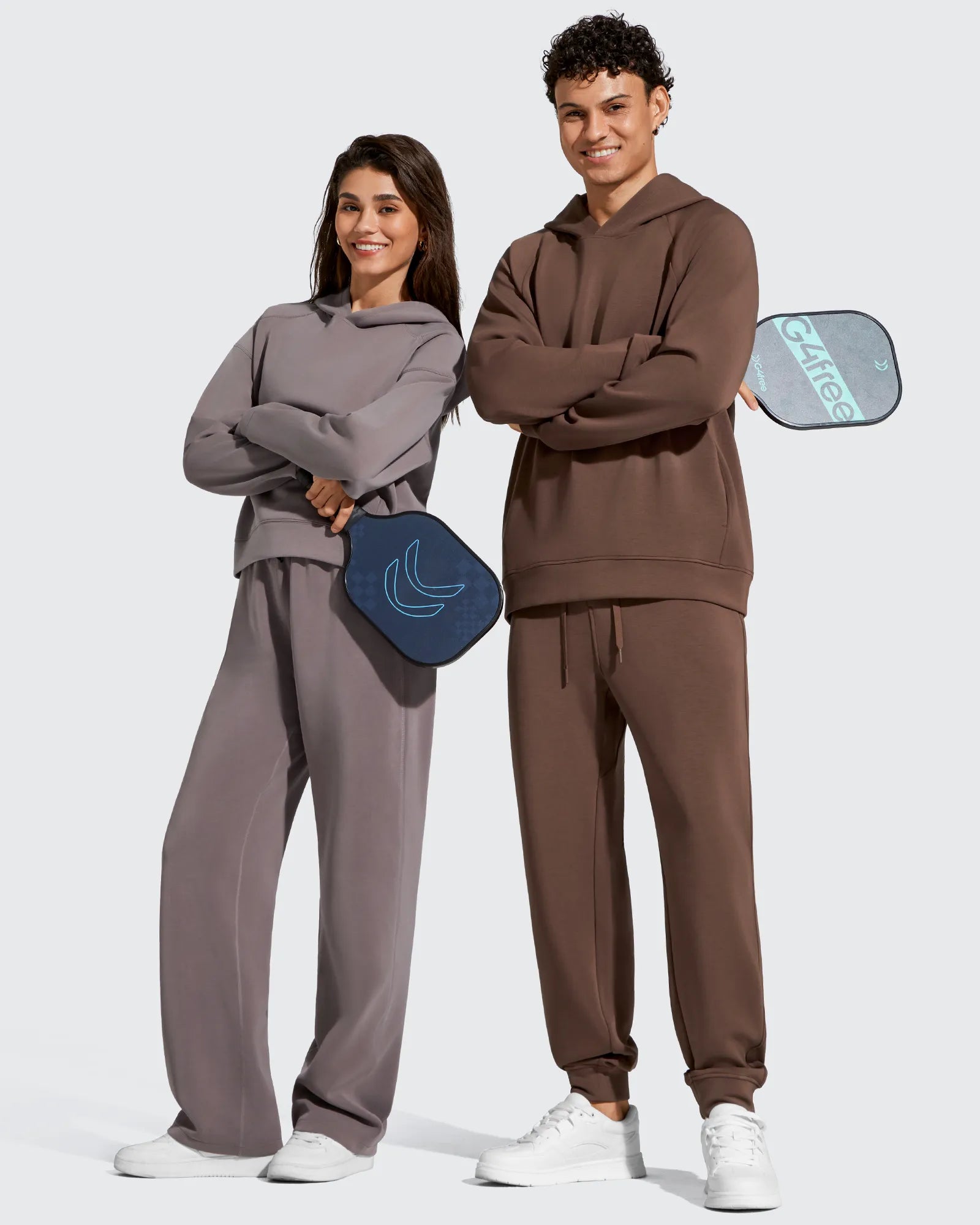 Smoofit Men's Fleece Lined Drawstring Thermal Joggers