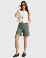 EverGoing Cross Waist Pockets Athletic Shorts 6''