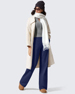 EverGoing Fleece Lined High-Waisted Dressy Pants - G4Free
