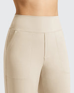 BareFeel Faux Fly Ankle Length Casual Dress Pants