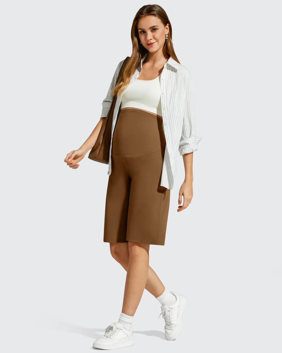 BareFeel Maternity Bermuda Wide Leg Shorts