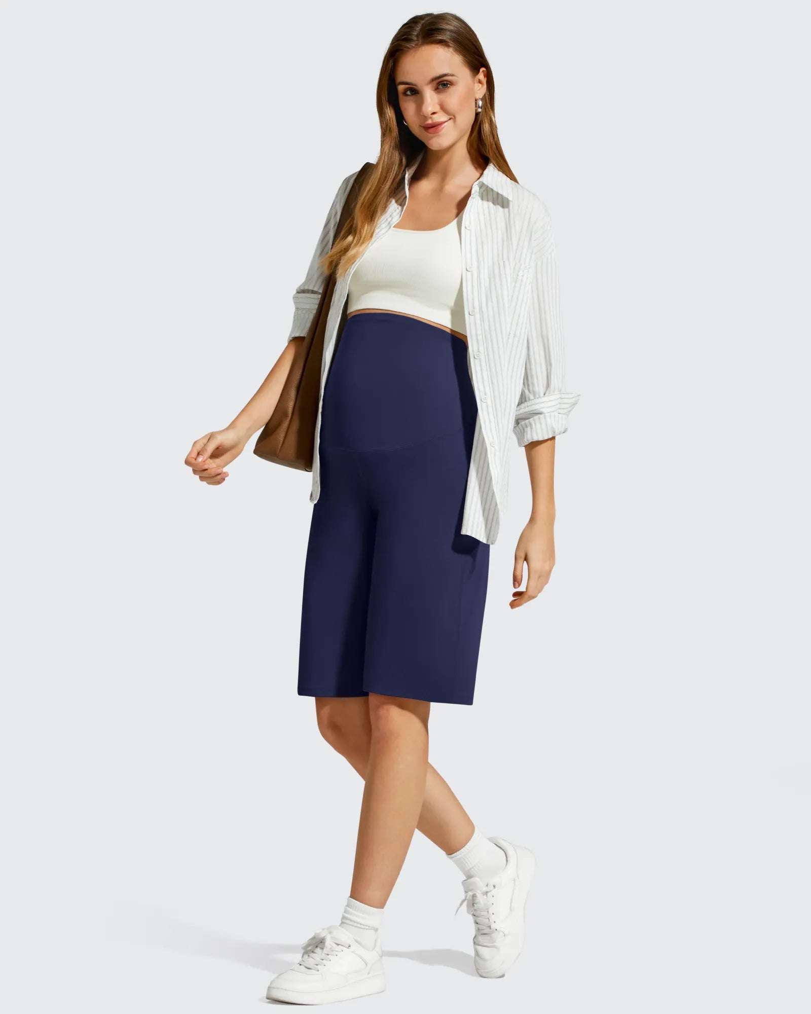 BareFeel Maternity Bermuda Wide Leg Shorts