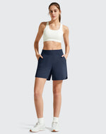 Chillwhisp Built-in Brief Liner High Waist Athletic Shorts