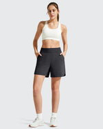 Chillwhisp Built-in Brief Liner High Waist Athletic Shorts