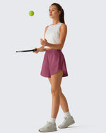 G4Free Chillwhisp 2.5" Dolphin Hem Running Shorts with Pockets
