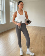 G4Free BareFeel Racerback Tank Top with Removable Padded Bra