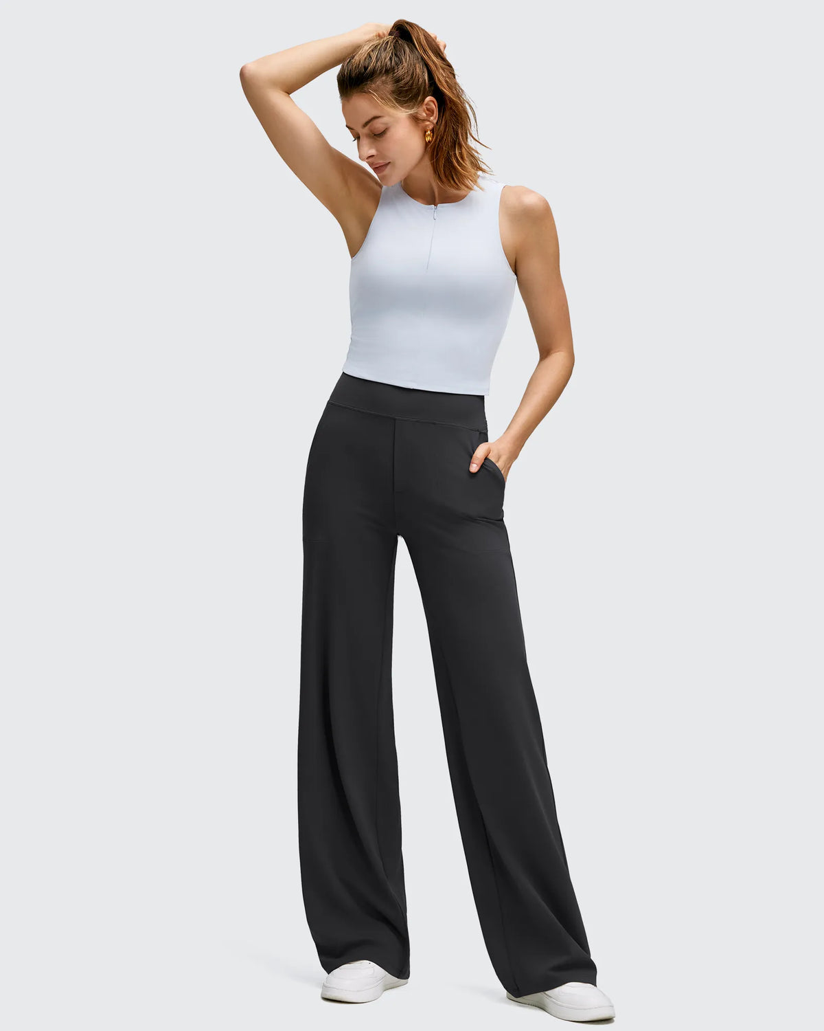 BareFeel High Stretch Wide Leg Yoga Pants