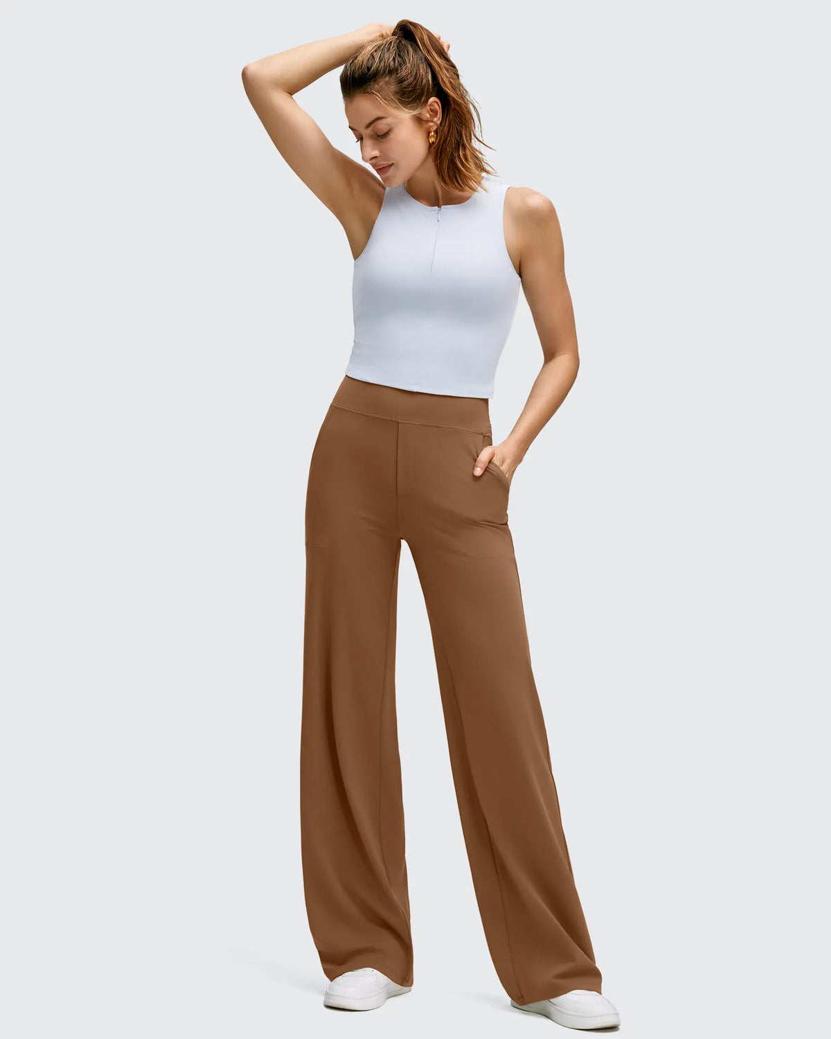 BareFeel High Stretch Wide Leg Yoga Pants