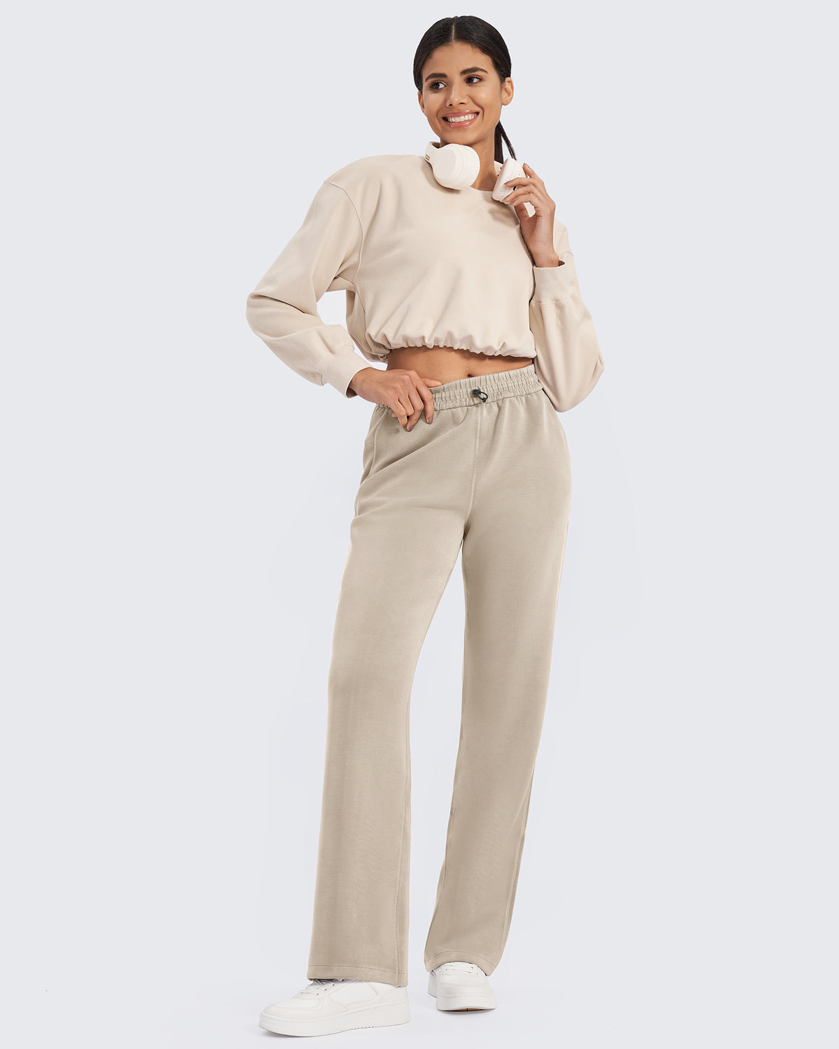 Smoofit Mid-Waist Wide Leg Sweatpants Tall