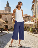 G4Free Chillwhisp Lightweight Wide Leg Capris